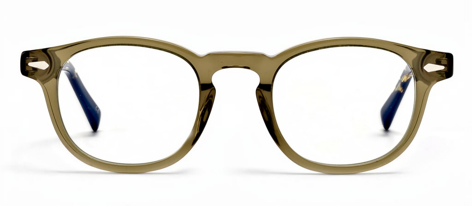 lavunett Amnesia round blue light glasses in coloured acetate