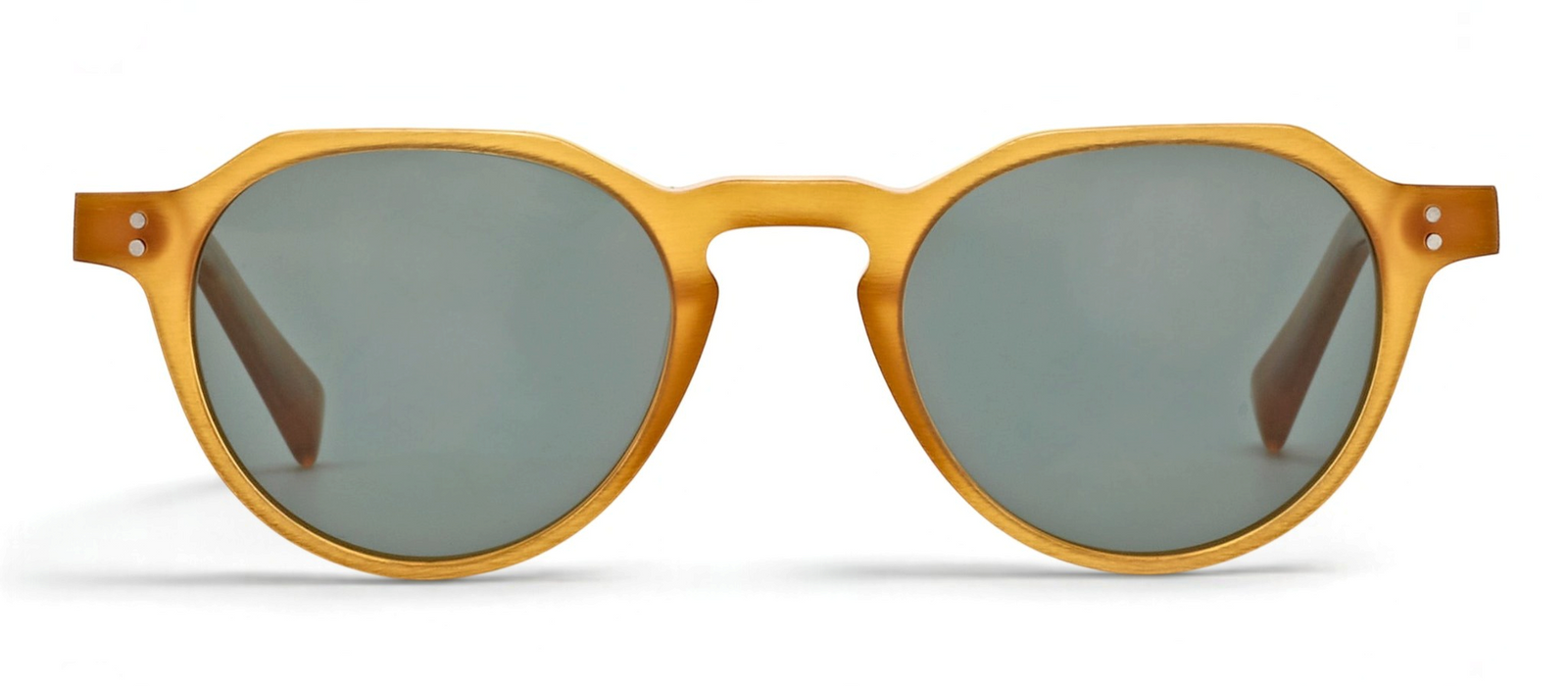 lavunett Yionas round sunglasses in coloured acetate with polarised lenses