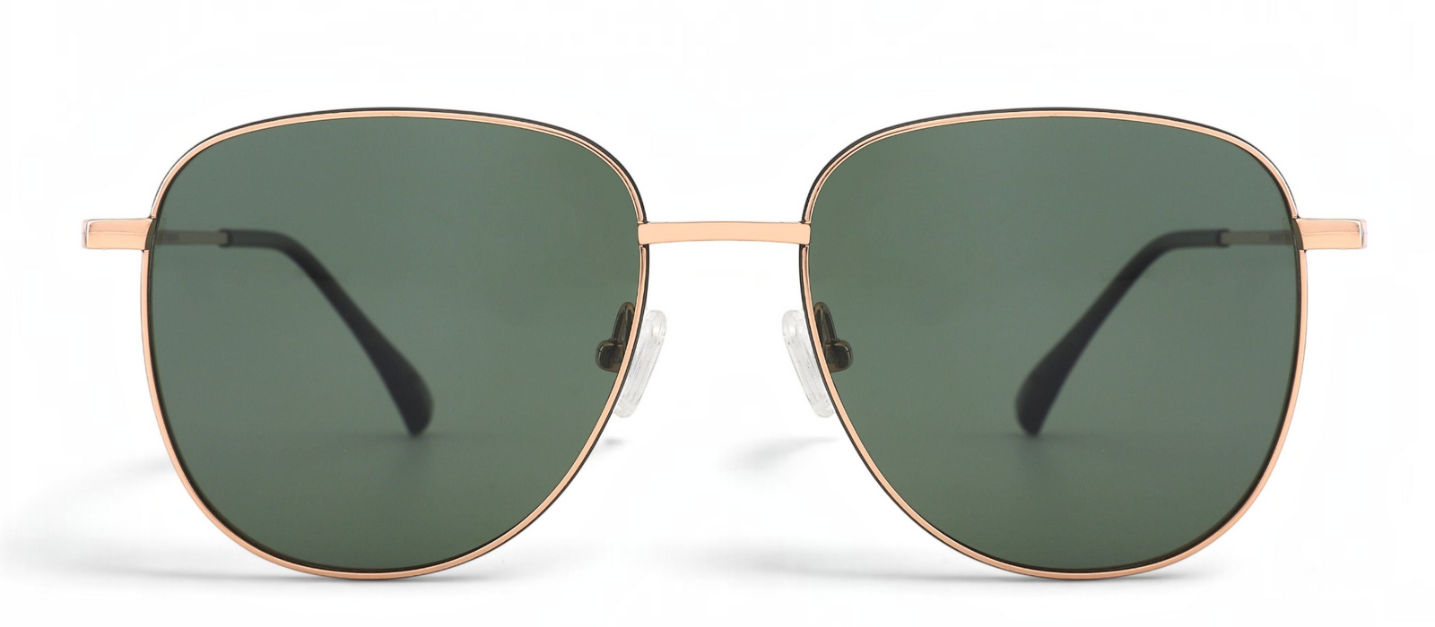 lavunett Pacho square sunglasses in silver titanium with tinted lenses, view 4