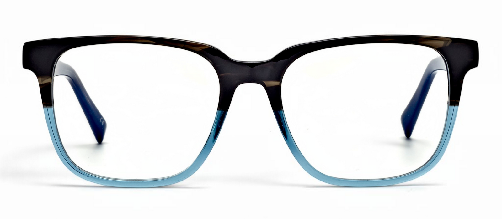 lavunett Magellan square blue light glasses in coloured acetate