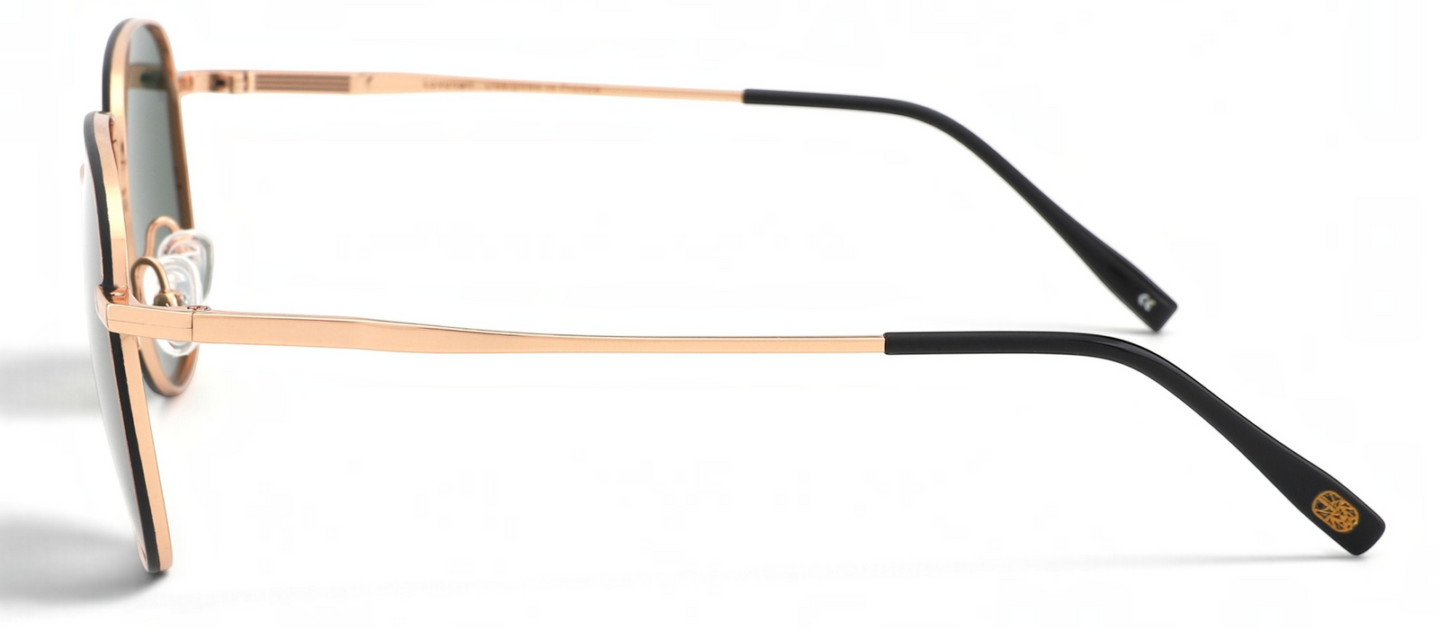 lavunett Pacho square sunglasses in silver titanium with tinted lenses, view 6