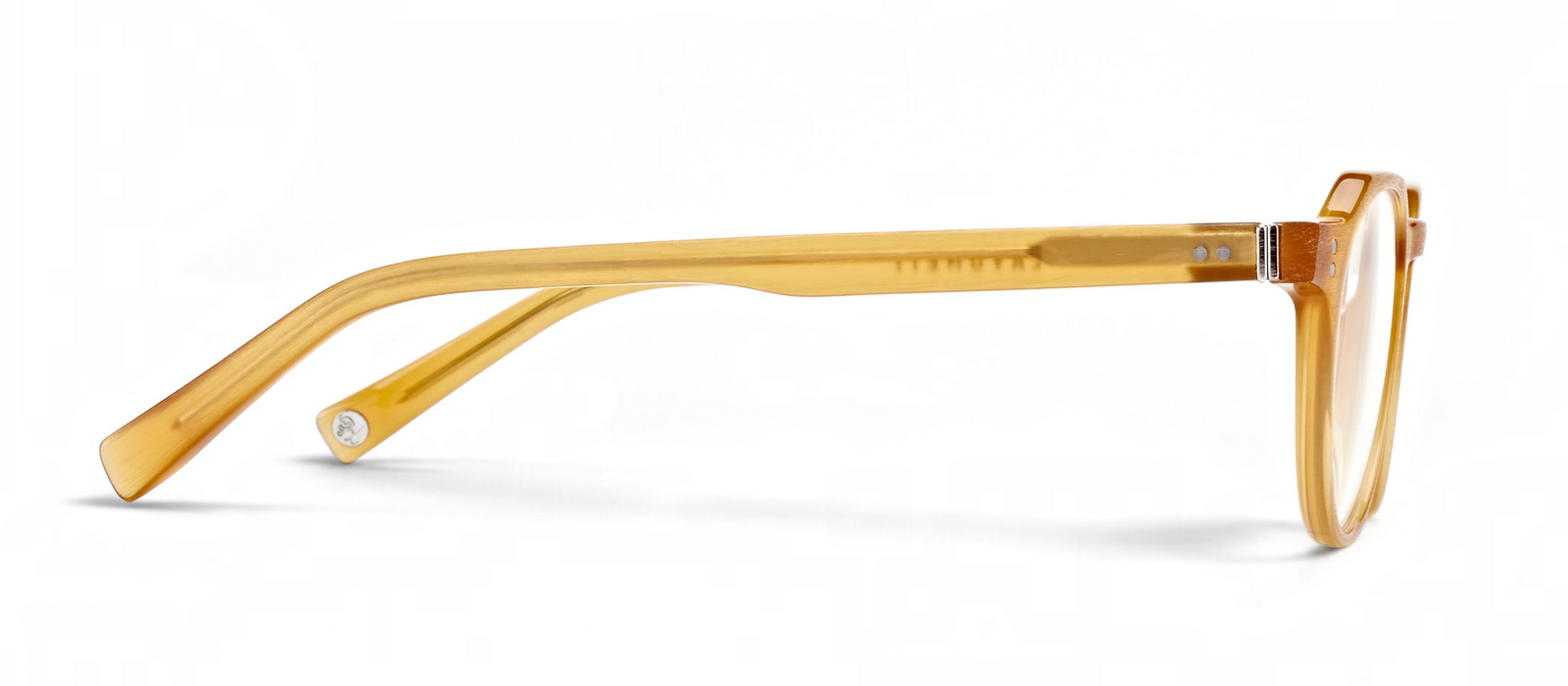 lavunett Sonney round blue light glasses in coloured acetate, view 3