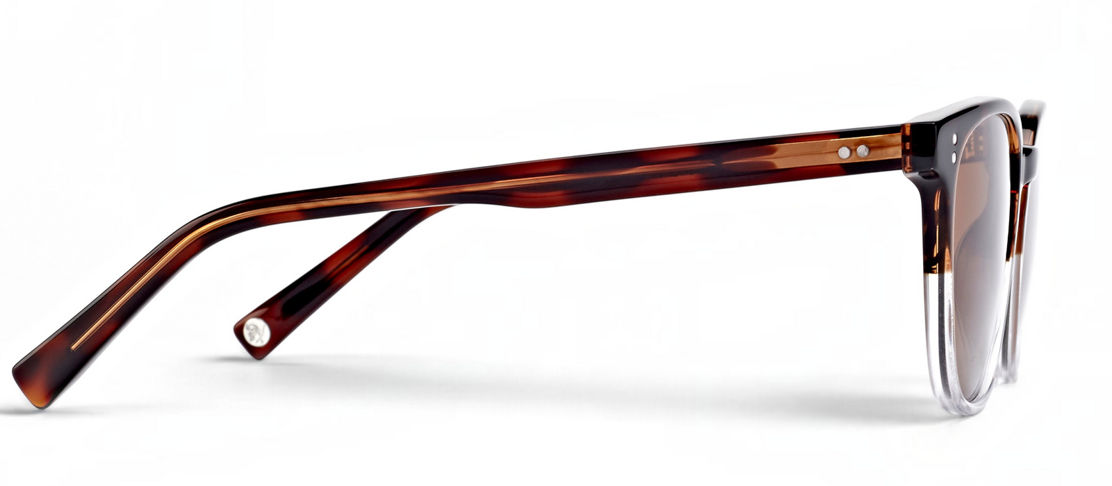 lavunett Cray square sunglasses in tortoiseshell acetate with polarised lenses, view 3