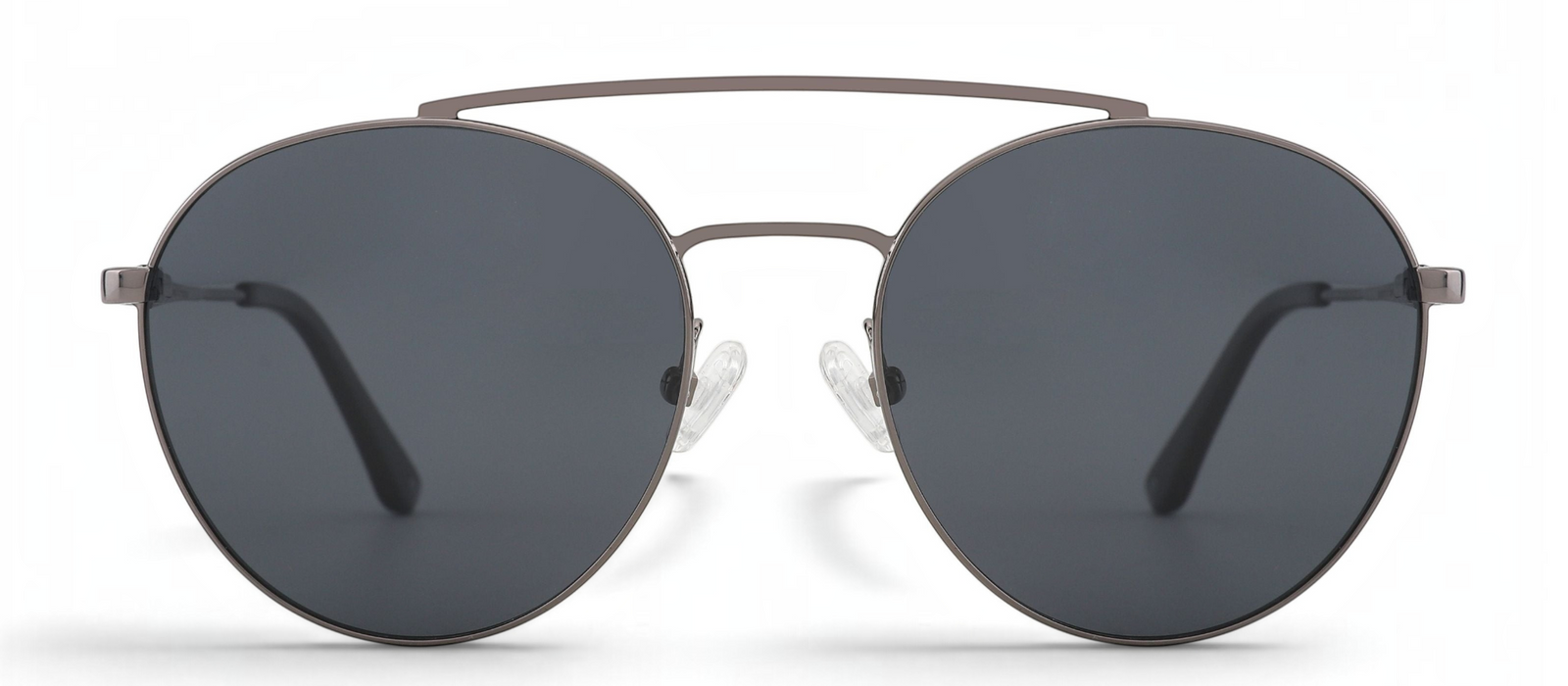 lavunett Pablito aviator sunglasses in gold titanium with tinted lenses, view 4
