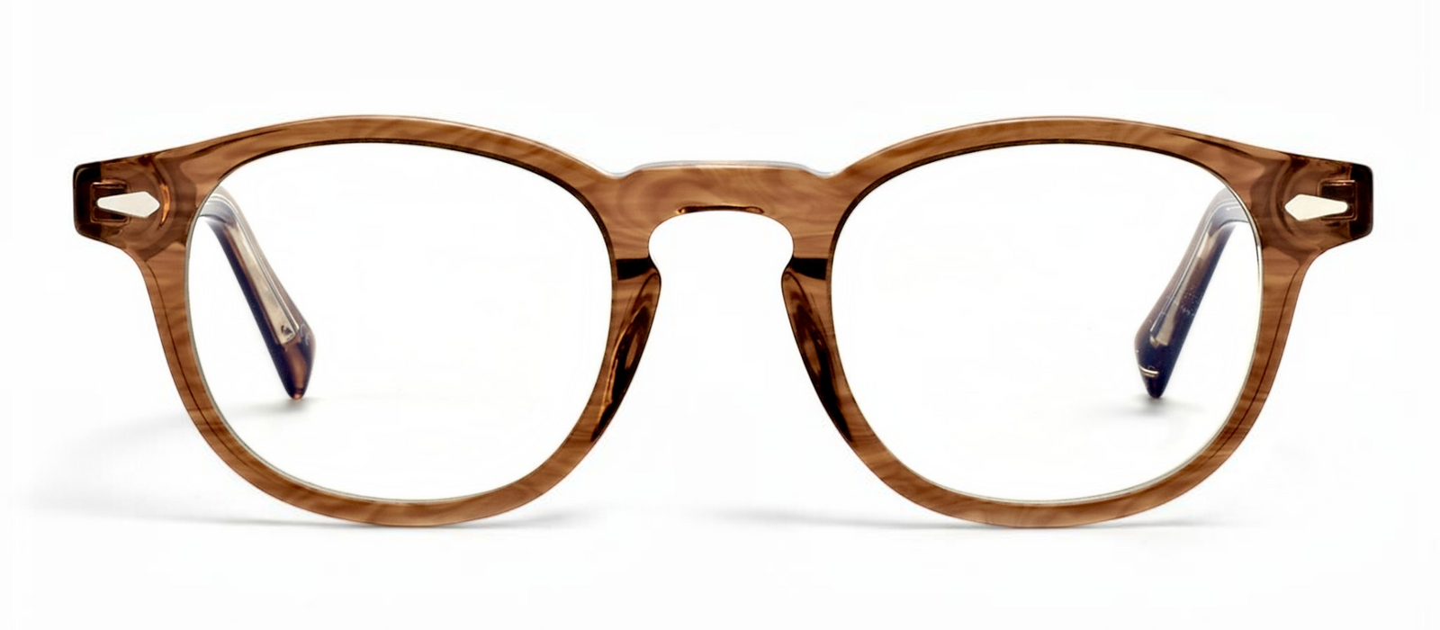 lavunett Salazar round blue light glasses in tortoiseshell acetate