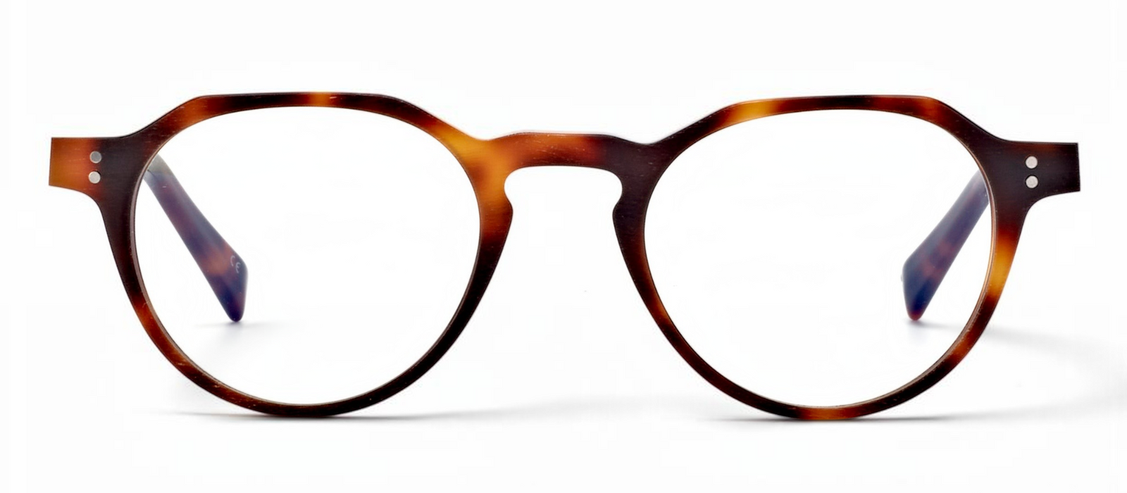 lavunett Adonis round blue light glasses in tortoiseshell acetate