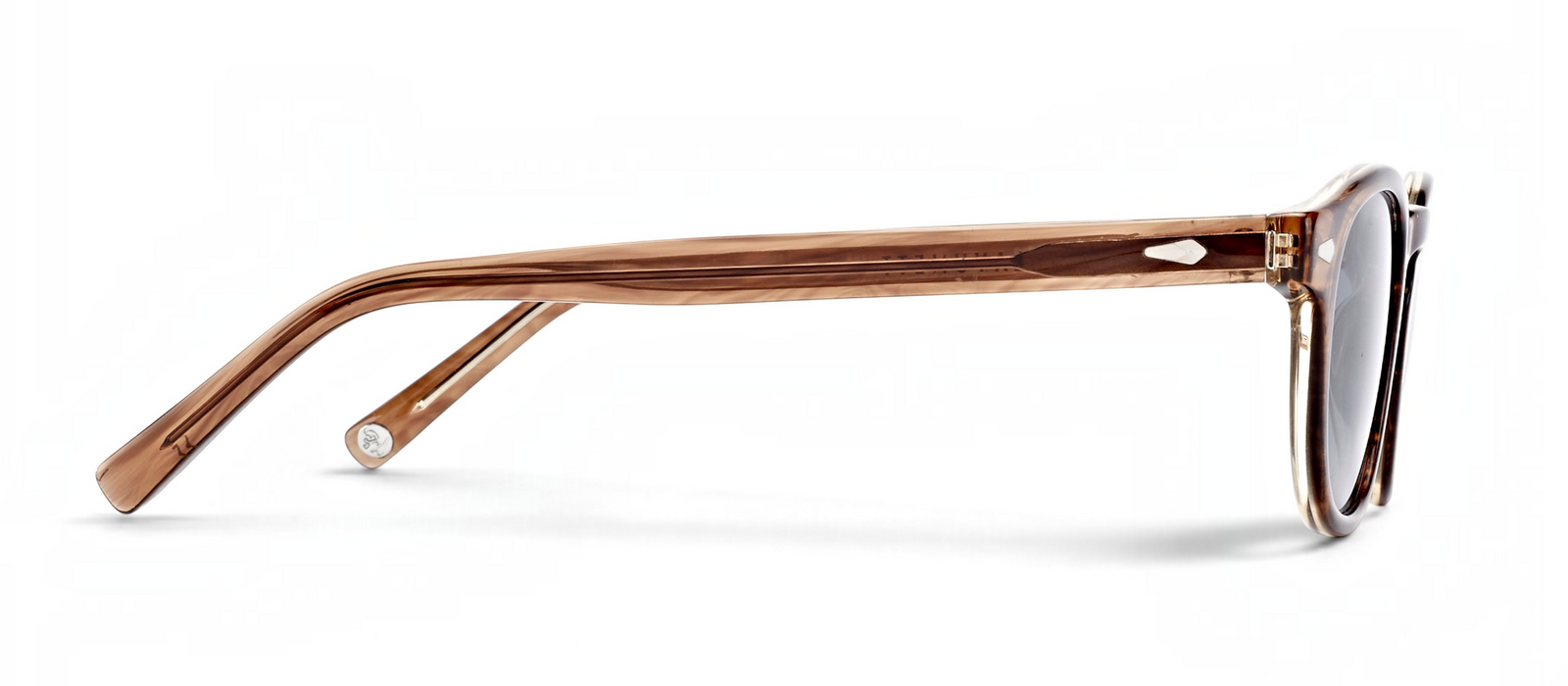 lavunett Blitz square sunglasses in tortoiseshell acetate with polarised lenses, view 3