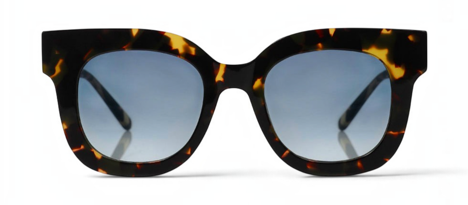 lavunett Birkin square sunglasses in tortoiseshell acetate with polarised lenses