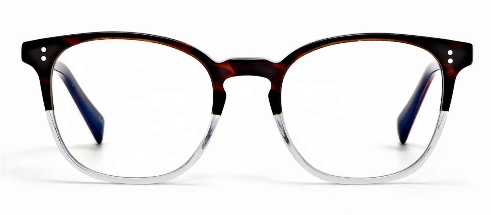 lavunett Franklin square blue light glasses in tortoiseshell acetate