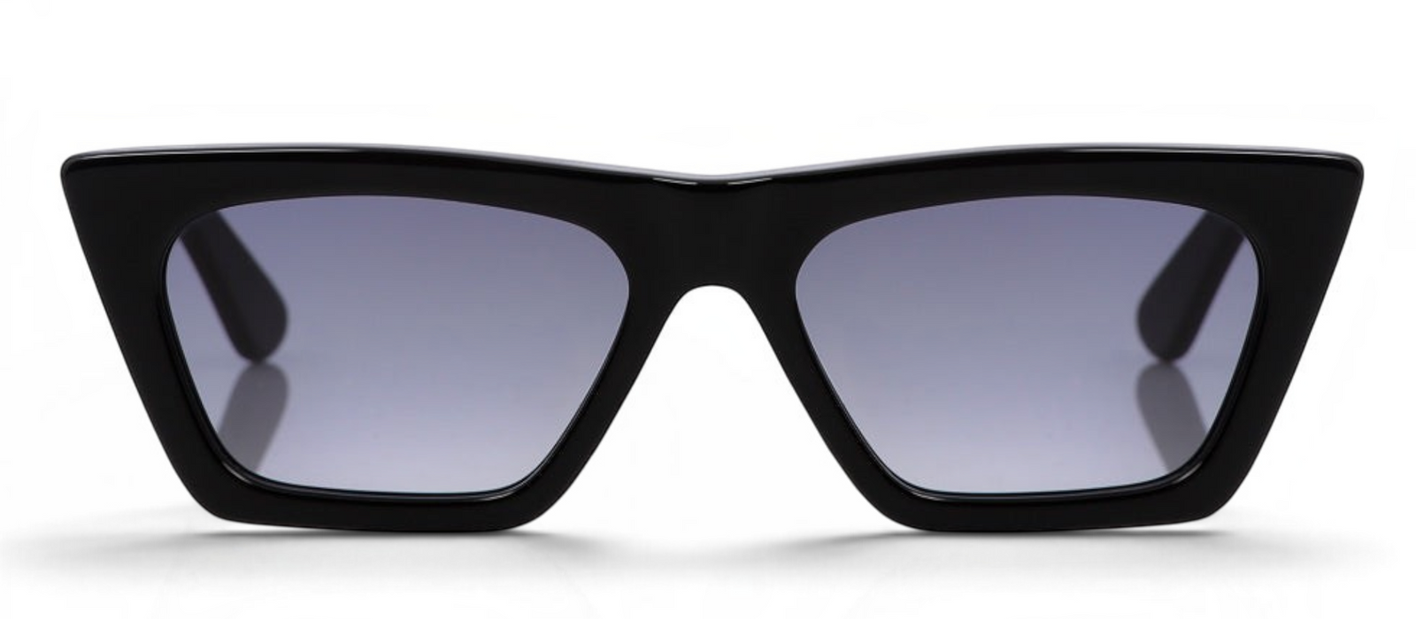 lavunett Dolce cat-eye sunglasses in black acetate with polarised lenses