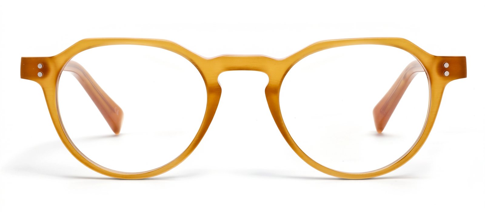 lavunett Sonney round blue light glasses in coloured acetate