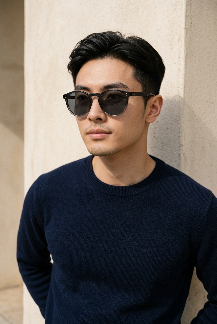 Man wearing lavunett Furvus sunglasses
