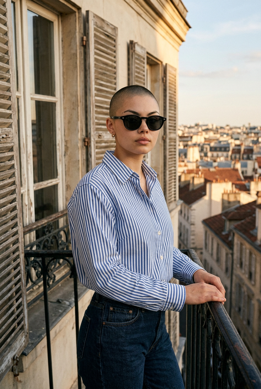 Woman wearing lavunett Charlie sunglasses